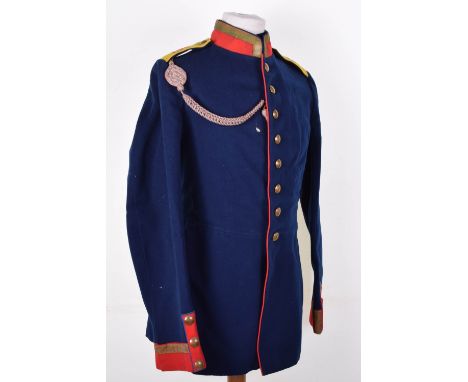 German Regiment 176 Blue Pre-War Tunic, the pre war tunic owned by the same NCO as the previous lot&nbsp;‘Unteroffizier Knoll