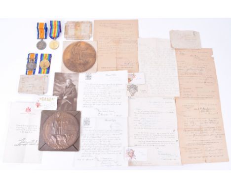 Fine First World War Family Medal Groups to Two Brothers, Both Being Killed in Action, One Serving with the Inniskilling Fusi