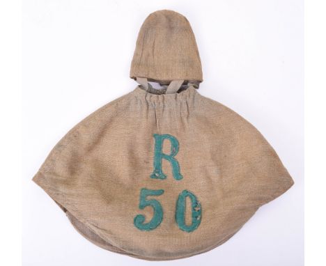 WW1 German Officers Artillery Pickelhaube Helmet Cover, a good condition with service wear of a ball top officers cover for A
