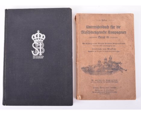 Assault Troops Book and Period Manual, a 1907 dated scarce manual for the battlefield usage, stripping down and servicing of 
