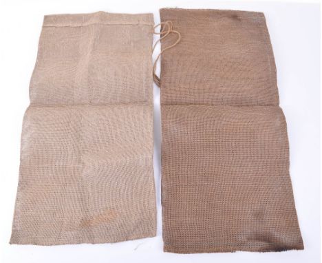 WW1 German Grenade Bags, a rare set of mint unissued condition paper cloth grenade bags, complete with the remains of their s