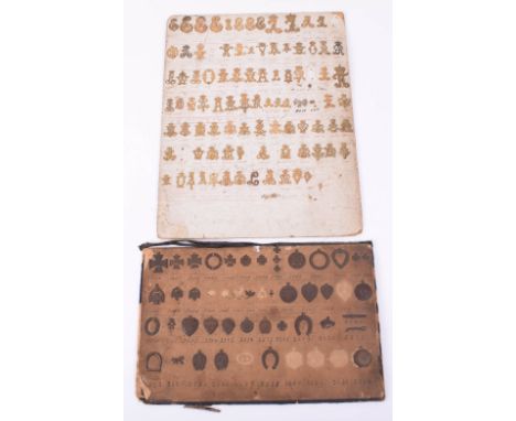 Imperial German Officers Insignia on Salesman’s Board, a super item being a salesman’s board having 7 rows of single shoulder