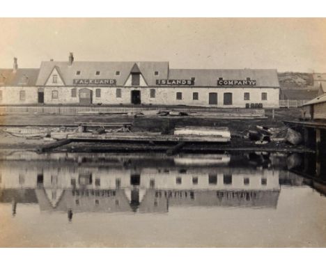 FALKLAND ISLANDS.  TWO PHOTOGRAPH ALBUMS OF THE VERY REVEREND LOWTHER EDWARD BRANDON, MA (1846-1937) AND HIS WIFE JACQUELINE 