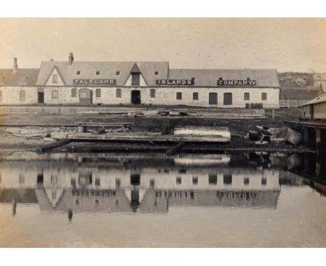 FALKLAND ISLANDS.  TWO PHOTOGRAPH ALBUMS OF THE VERY REVEREND LOWTHER EDWARD BRANDON, MA (1846-1937) AND HIS WIFE JACQUELINE 