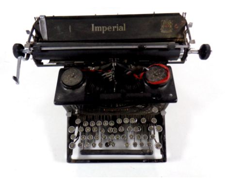 An Imperial typewriter 