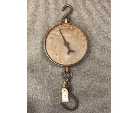A Salter 200 lb trade spring balance, model no. 235T, dial diameter 23 cm. 