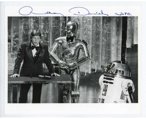 AUTOGRAPHS, STAR WARS. A group of 11 signed photographs of actors from Star Wars, comprising Sebastian Shaw, Anthony Daniels,