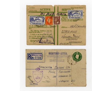 British Commonwealth postal history with Australia, Canada, Ireland, New Zealand, postal stationery cards unused with 1900 Bo