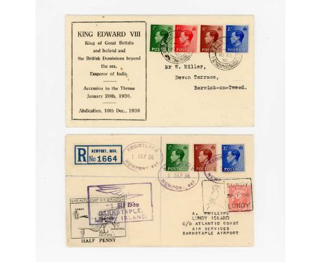 Two albums royal events with 1953 Coronation and 1977 Jubilee mint Edward VIII commemorative covers and first day covers, Geo