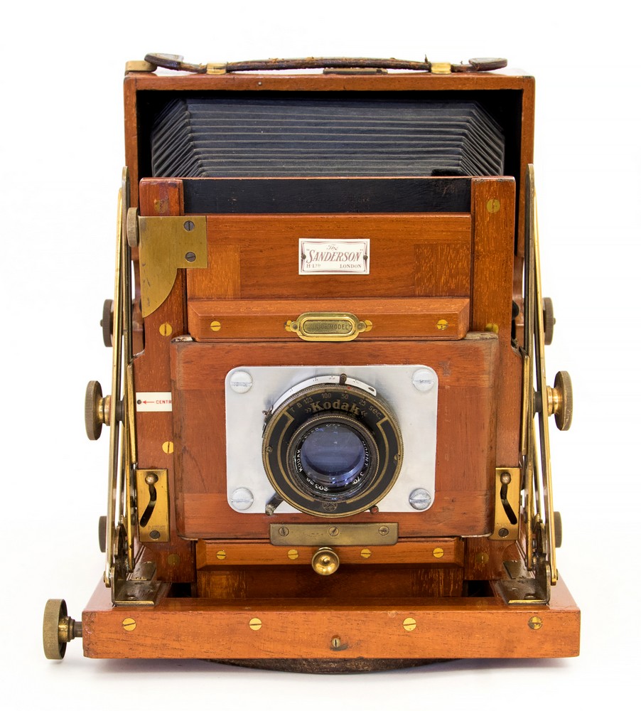 Plate Camera An early 20th century glass plate camera, 'The Sanderson