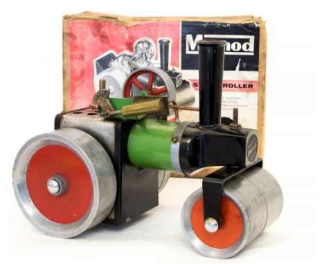 Mamod: A boxed Mamod Steam Roller S.R.1, the box is in a used condition, but comes complete with instructions and accessories