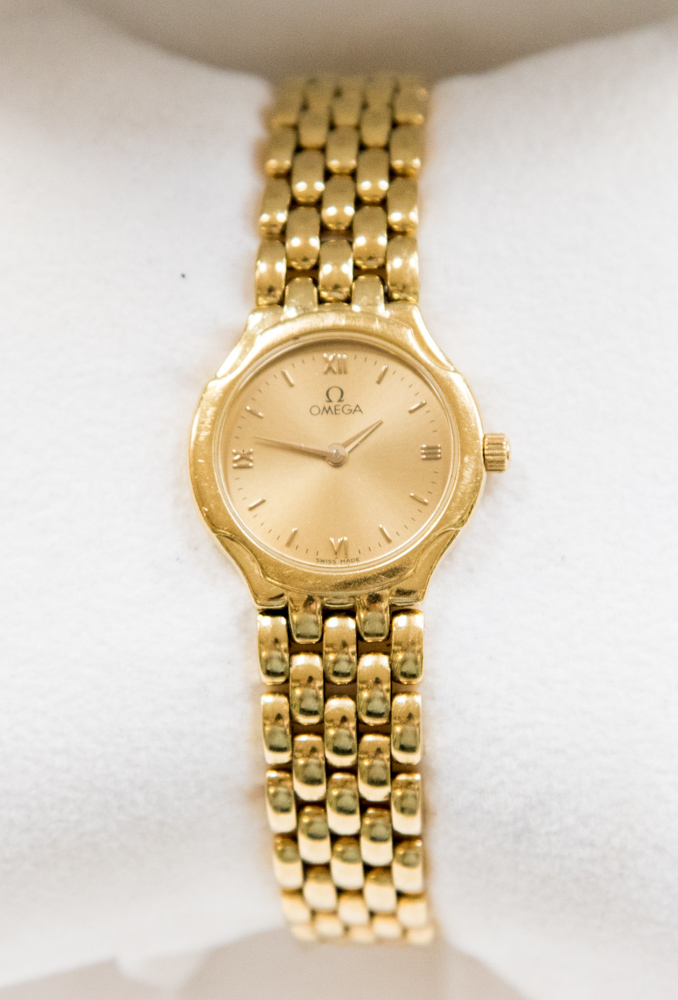 Omega, a circa 1990's 18ct gold