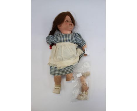 A German ceramic doll