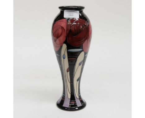 A Moorcroft vase in the Bella Houston pattern, 1st quality, designed by Emma Bossons, standing approx 28 cm high, dated to th