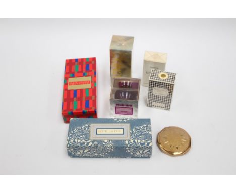 Perfumes: Chanel No 5, Christian Dior 'Miss Dior', Xanadu 'Youth Dew' x 2, Estee Lauder, Calvin Klein CK IN2U and a Stratton 