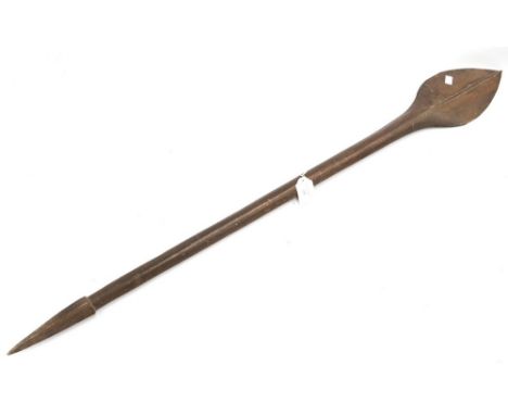 Tribal/Ethnographica/Oceanic interest: Australian aboriginal hunting spear, circa 1890. Provenance: from Australia 1899, then