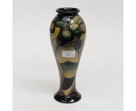 A Moorcroft Western Isles vase, 2006, elongated form, boxed 