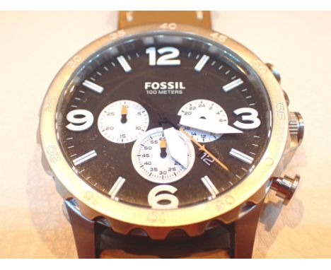 Gents Fossil divers wristwatch 100m chronograph 