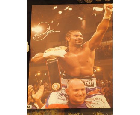 Large unframed signed print of David Hay with CoA 75 x 90 cm