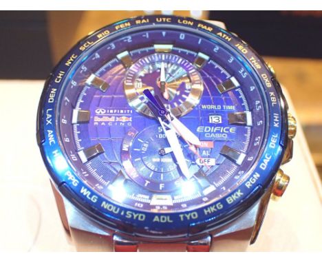 Casio Edifice Red Bull Racing limited edition sports chronograph wristwatch