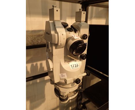 Nikon NT-5A theodolite  CONDITION REPORT: This item is sold as per the picture.