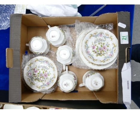 Royal Standard Mandarin patterned Floral part tea set: 