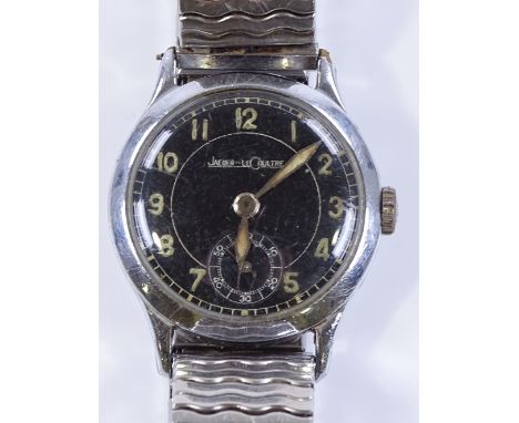 A Second War Period Jaeger LeCoultre  wristwatch, thought to have been used by Luftwaffe military service personnel, circa 19