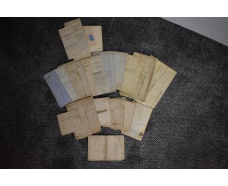 Manuscript. Legal Documents. Conveyance and Title Deeds relating to land/property in Kendal and environs. Both paper and vell