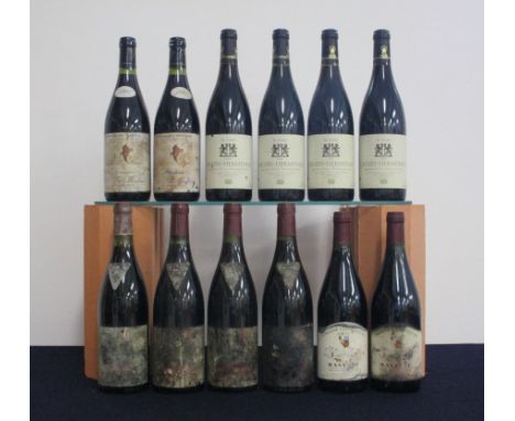 1 bt Vacqueyras Ch. Des Tours 1990 i.n, bs/cdl/foil sl crusted 3 bts Vacqueyras Ch. Des Tours Vintage Unknown  bs/cdl 1 hf, 2
