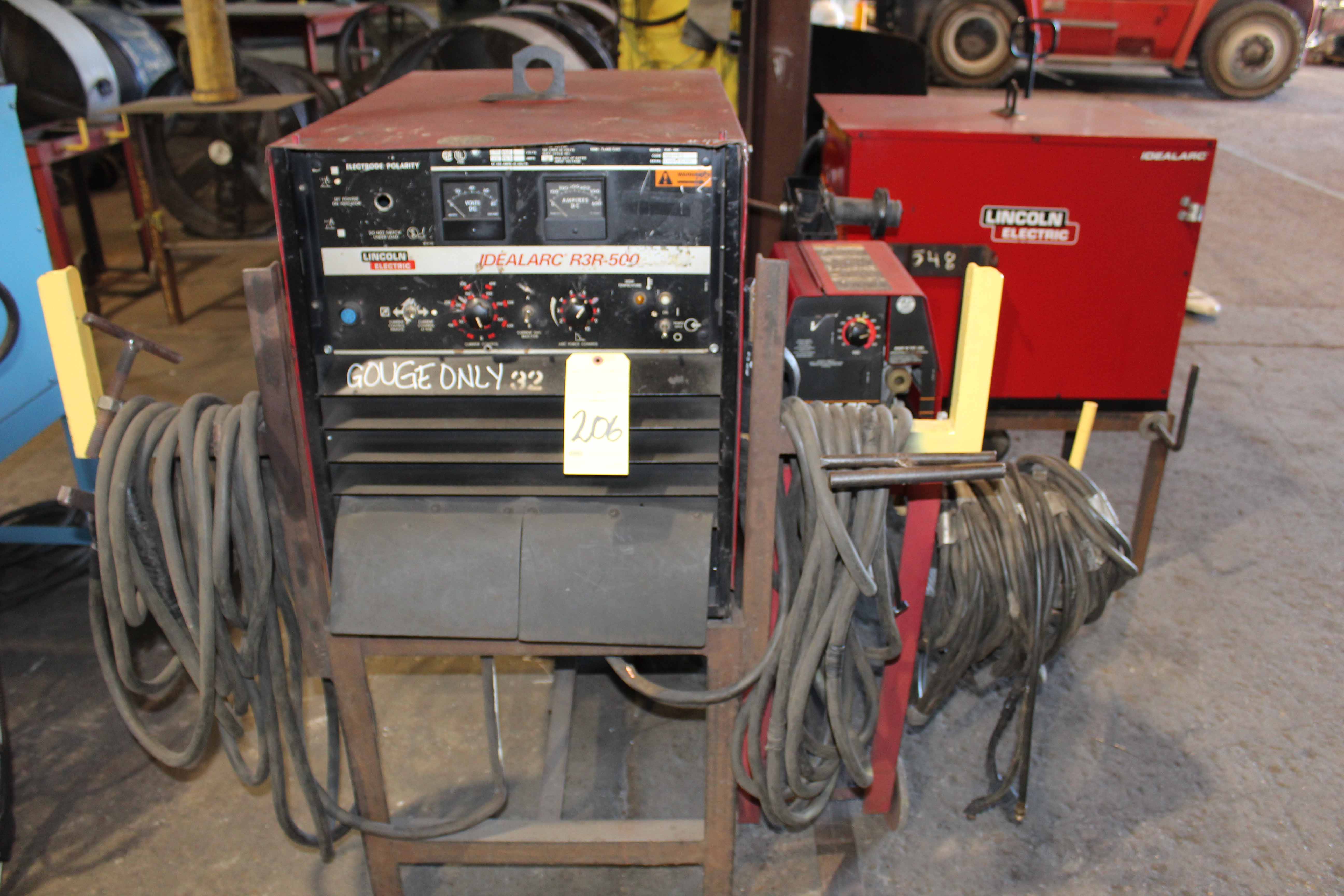 WELDING MACHINE, LINCOLN MDL. IDEALARC R3R500, new 2000, 500 amps 44