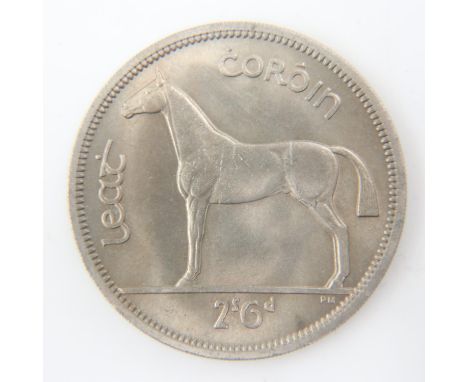 1964 Irish half crown, horse and harp issue - gVF. UK P&amp;P Group 0 (£6+VAT for the first lot and £1+VAT for subsequent lot