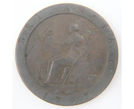 1797 cartwheel penny of George III - gF. UK P&amp;P Group 0 (£6+VAT for the first lot and £1+VAT for subsequent lots)&nbsp; 