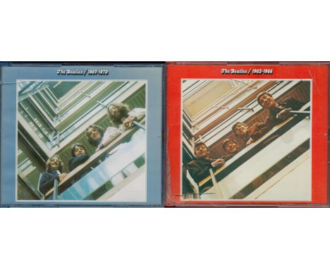 The Beatles Red and Blue Albums on Two Double CD Albums, The Beatles / 1962-1966 (Red Album), The Beatles / 1967-1970 (Blue A