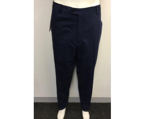 BRIONI - a pair of gents navy blue suit trousers size EU 50