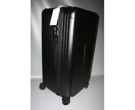 RIMOWA - a black matt essential trunk / suitcase