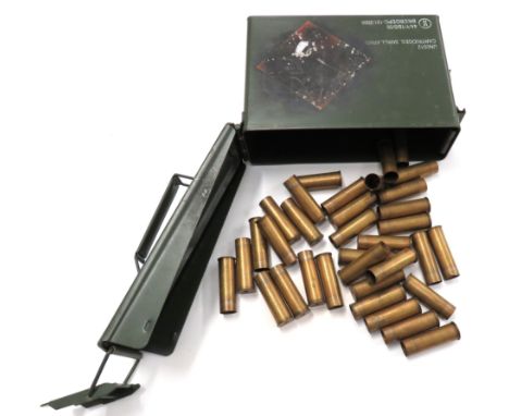Quantity Of Inert 12 Gauge Greener Brass Cases all brass, inert cases. &nbsp;Most bases marked "Greener Police Gun". &nbsp;Co
