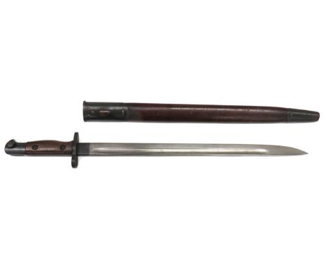 P1907 Pattern SMLE Bayonet Dated July 1915 17 inch, single edged blade with fuller. &nbsp;Forte with maker "EFD" (Enfield). &