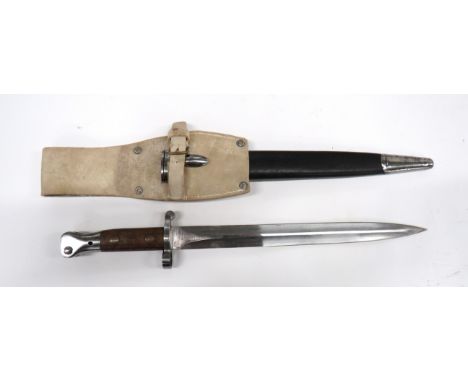 British P1888 MKII Lee Enfield Bayonet London Transport &amp; Supply Column 12 inch, double edged blade. &nbsp;Forte dated "6