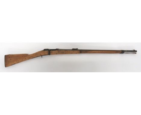 Obsolete Calibre Kynocks Patent Gras Rifle 11 mm, 32 inch barrel. &nbsp;Front blade sight and rear ladder sight. &nbsp;Front 