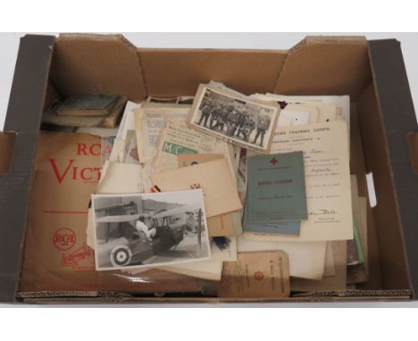 Quantity Of Various Paperwork including 18 pounder MKIV handbook dated 1928 ... Notes On Naval Ammunition 1917 ... OTC certif