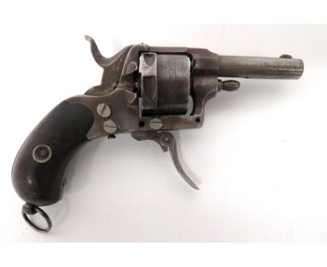 Deactivated Small Scale Pocket Revolver .22, 1 3/4 inch barrel. &nbsp;Brass blade sight. &nbsp;Ribbed cylinder engraved "Rimf