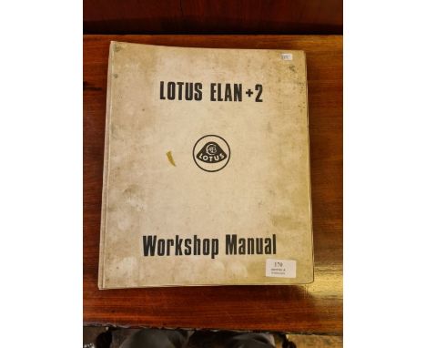 A Lotus Elan Plus 2 workshop manual.