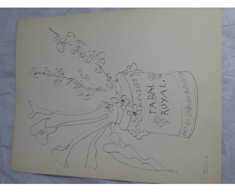 Henri Matisse (French, 1869â€“1954), tabac royal, lithograph, signed in plate, unframed, H.32.5cm W.24.5cm,