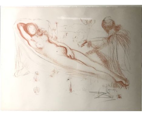 Dali y Domenech, Salvador Felipe Jacinto,  1904 in Figueres, Girona, Katalonien; 1989 Ebd.: liegender weibl. Akt, Venus, 138/