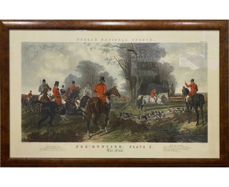 JOHN HARRIS (1811-1865) AFTER JOHN FREDERICK HERRING (1815-1907), 'Fore's National Sports: Fox Hunting, The Find (Plate 2)', 