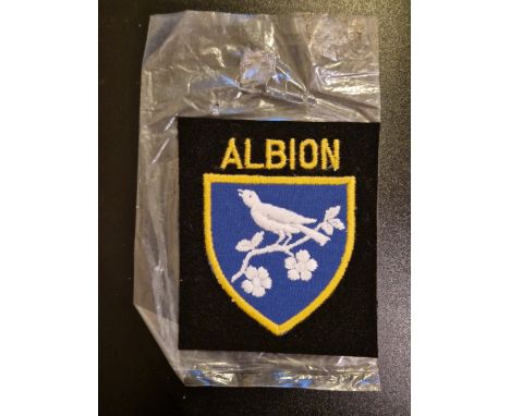 VINTAGE WEST BROMWICH ALBION BLAZER BADGE WITH ORIGINAL BAG&nbsp;
Ref SM