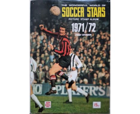 1971-72 SOCCER STARS COMPLETE STICKER BOOK
Complete with all 352 stickers
Teams covered are Arsenal, Chelsea, Coventry City, 