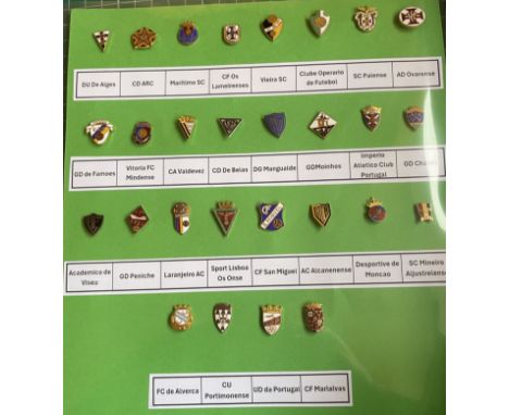 PORTUGUESE FOOTBALL CLUB STICK PIN BADGES X 28
All enamel
Ref JC
&nbsp;