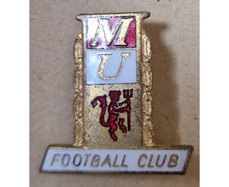 MANCHESTER UNITED RARE VINTAGE BADGE MADE BY REEVES
Ref LT