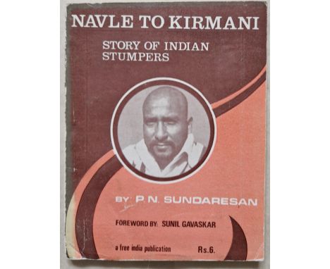 VINTAGE CRICKET BOOK 'NAVLE TO KIRKMAN STORY OF INDIAN STUMPERS'
86 Pages + card covers, printed in India
Slight age related 